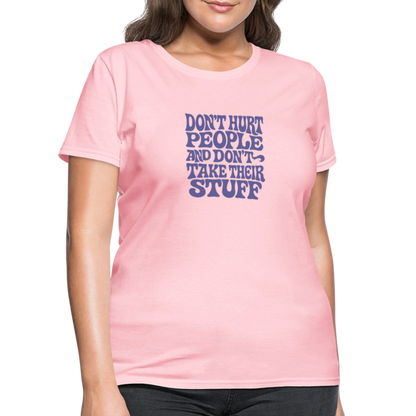 Don't Hurt People | Retro | Women's Tee - pink