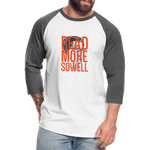 Read More Sowell | Baseball Tee - white/charcoal