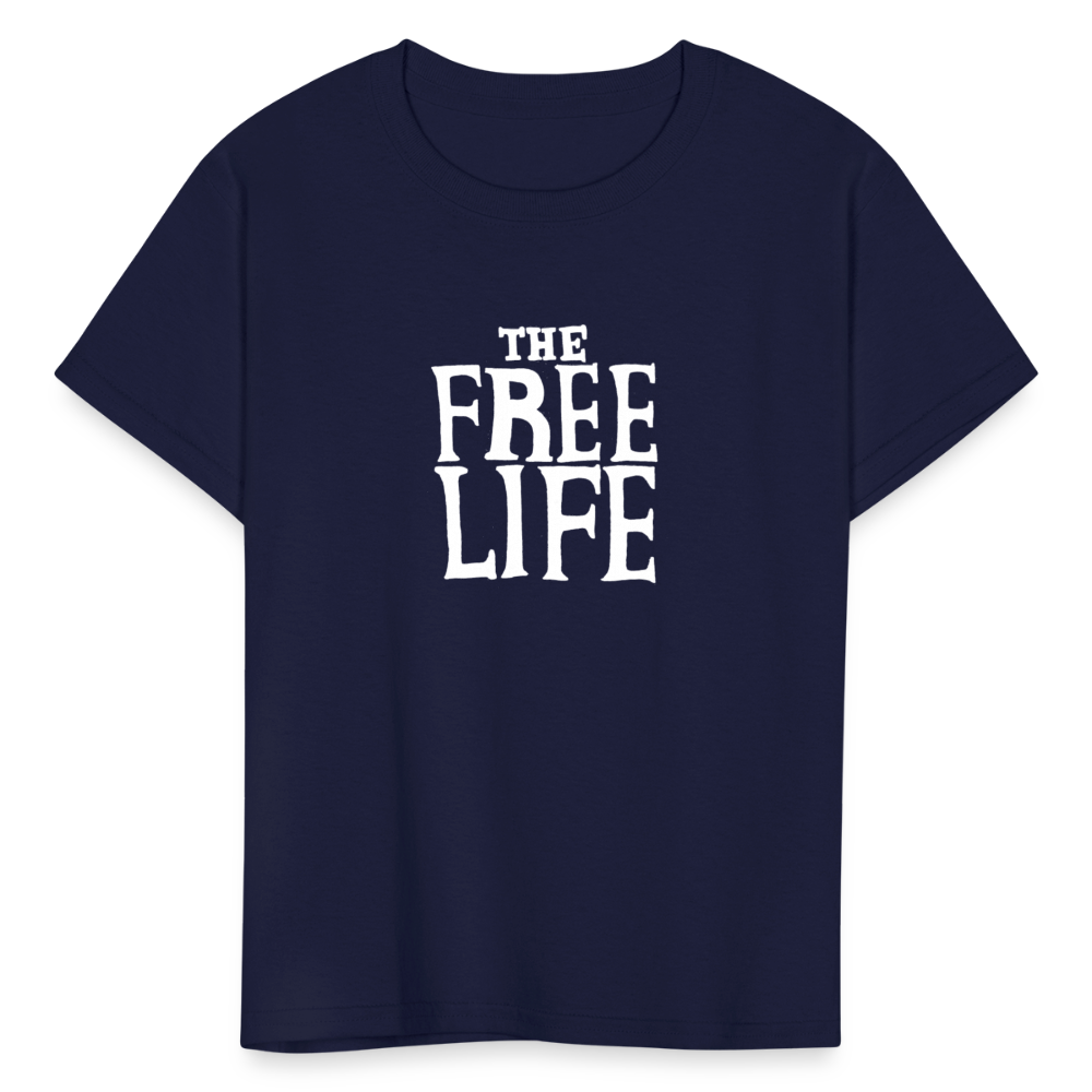 The Free Life | Youth Tee - navy