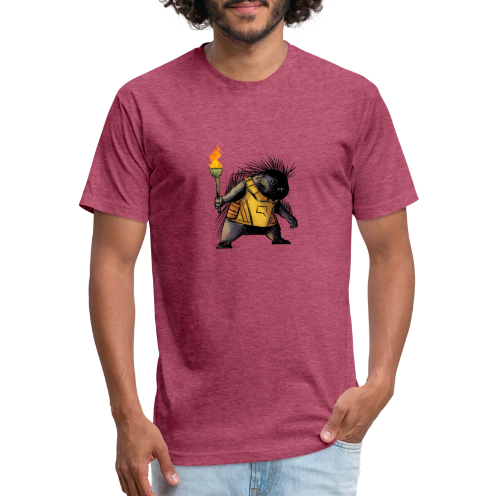 Free the Porcupine | Men's Tee - heather burgundy