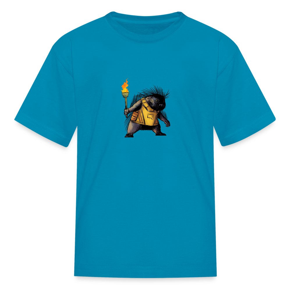 Free the Porcupine | Youth Tee - turquoise