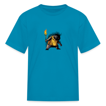 Free the Porcupine | Youth Tee - turquoise