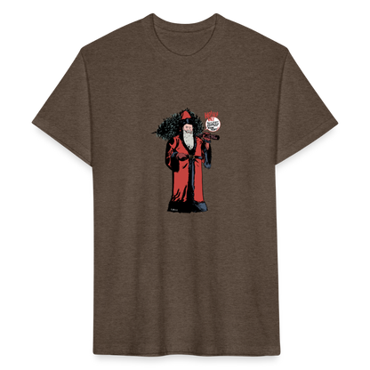 2022 Santa | Men's Tee - heather espresso