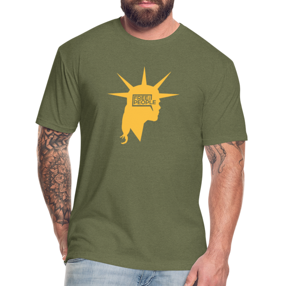 Liberty Head | Men's Tee - heather military green