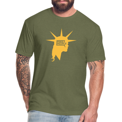 Liberty Head | Men's Tee - heather military green