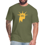 Liberty Head | Men's Tee - heather military green