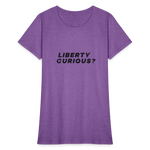 Liberty Curious? | Women's Tee - purple heather