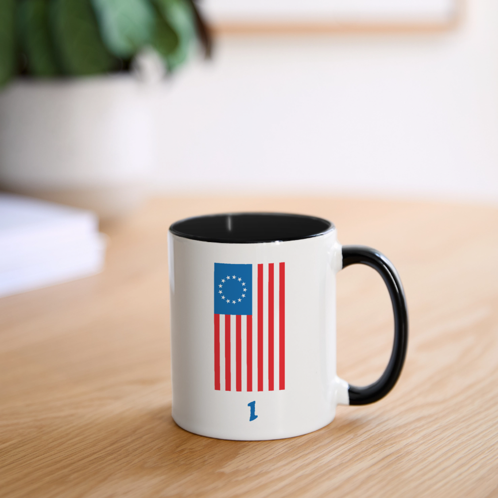 Spirit of '76 Coffee Mug - white/black