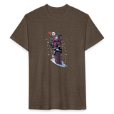 2024 Santa | Men's Tee - heather espresso