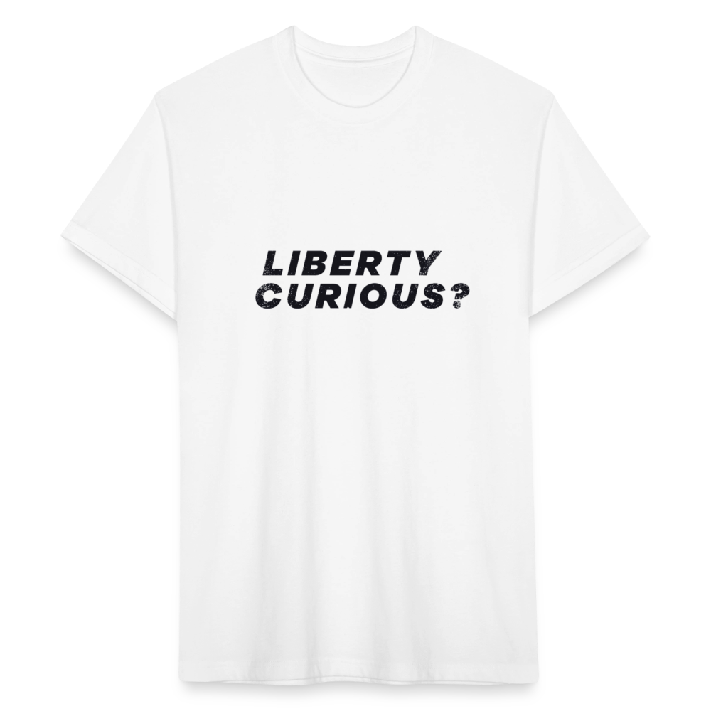 Liberty Curious? | Men's Tee - white