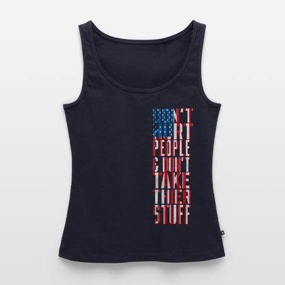 Don't Hurt People | Flag | Women's Tank - navy