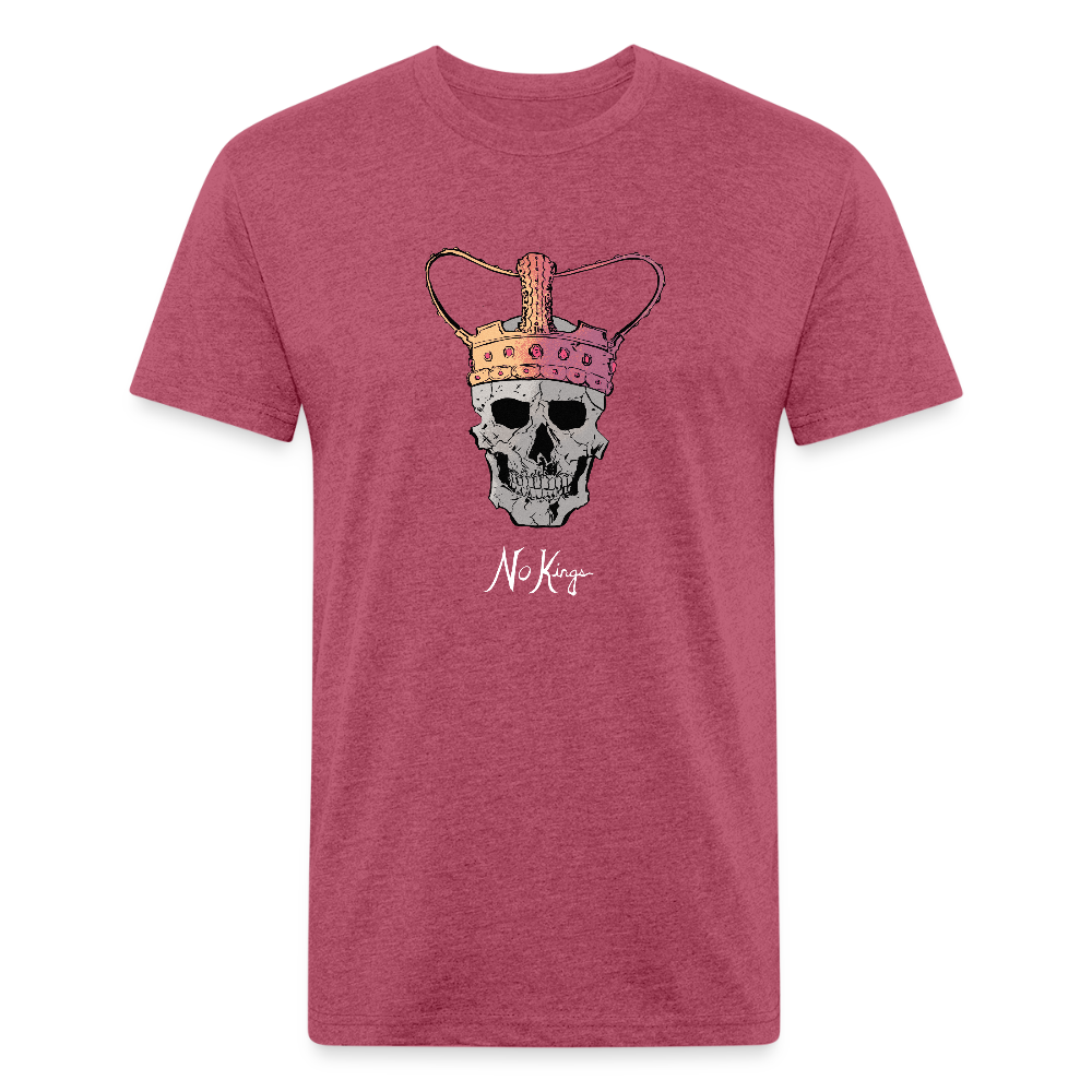 No Kings | Men's Tee - heather burgundy