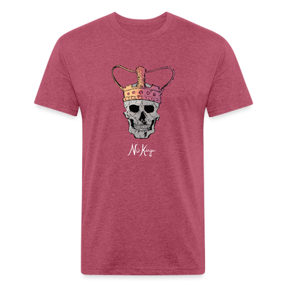 No Kings | Men's Tee - heather burgundy