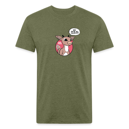 Rudolph Misfits | Men's Tee - heather military green