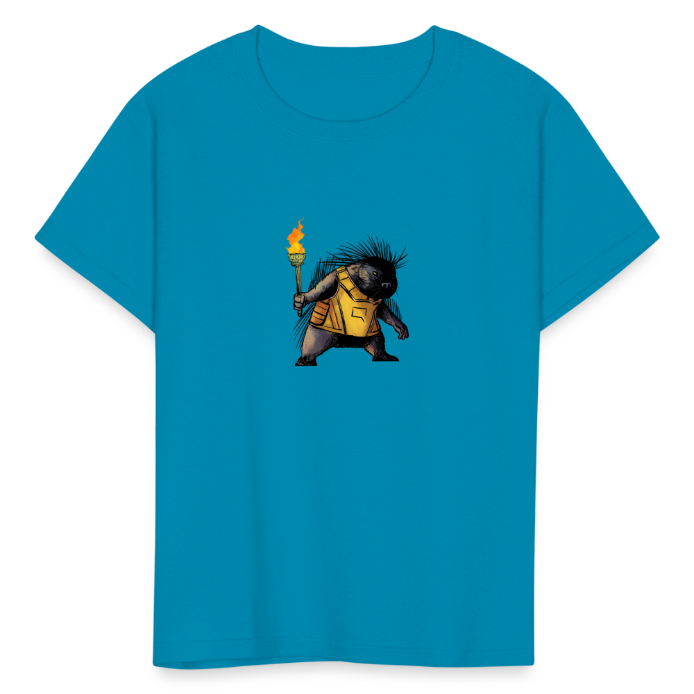 Free the Porcupine | Youth Tee - turquoise