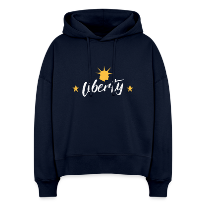 Liberty | Women's Hoodie - french navy