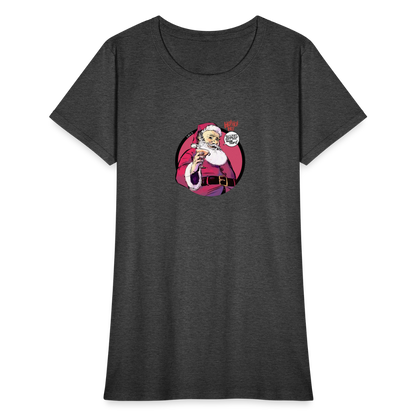 2023 Santa | Women's Tee - heather black