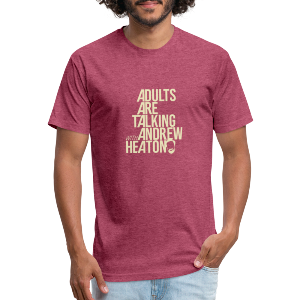 Adults Are Talking | Men's Tee - heather burgundy