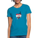 Love, Liberty | Women's Tee - turquoise