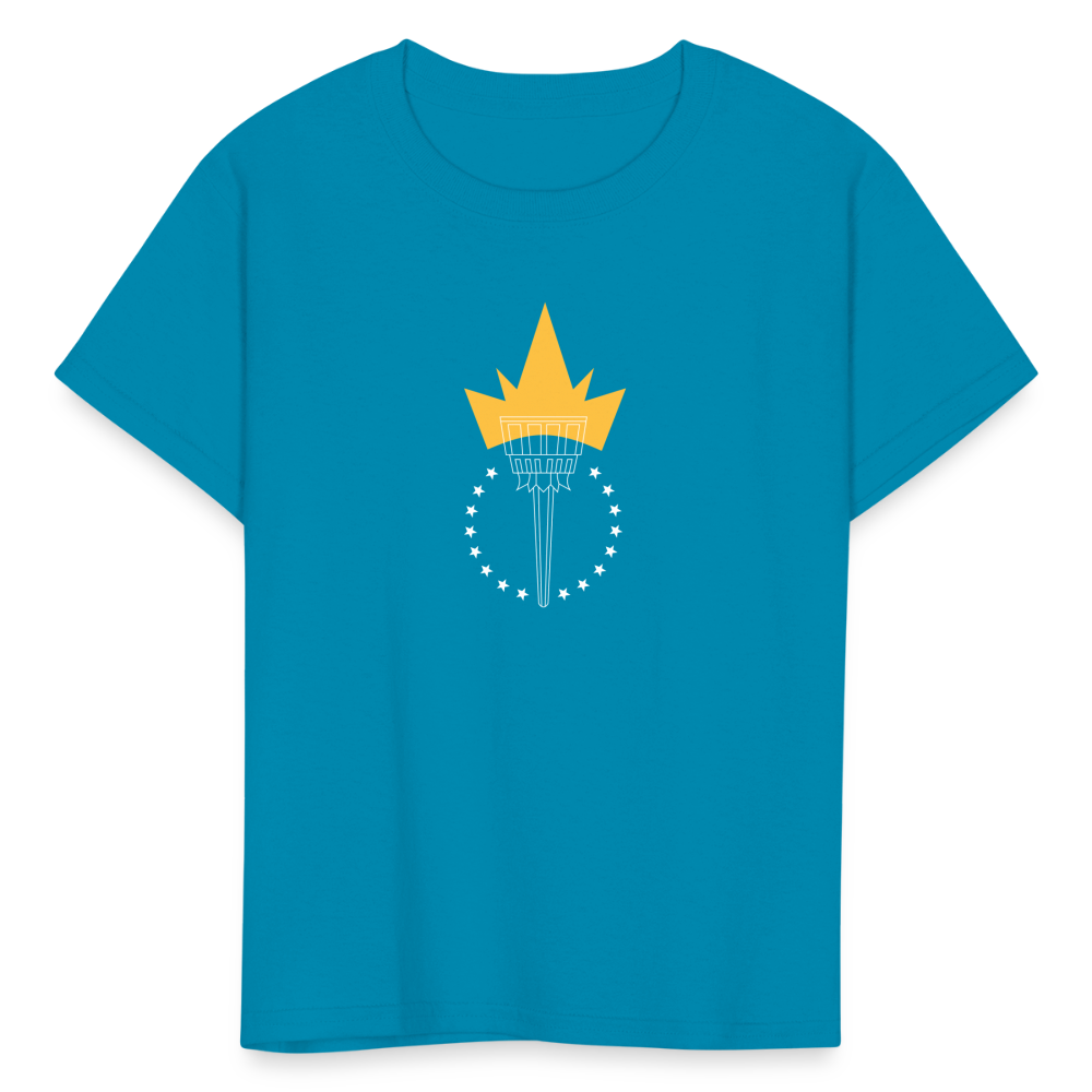 Freedom Torch | Youth Tee - turquoise