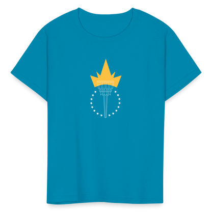 Freedom Torch | Youth Tee - turquoise