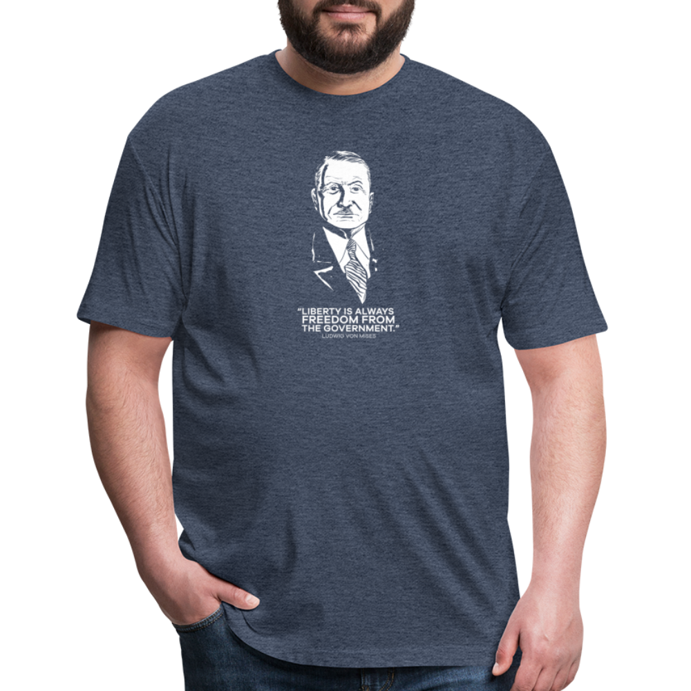 Ludwig von Mises Quote | Men's Tee - heather navy