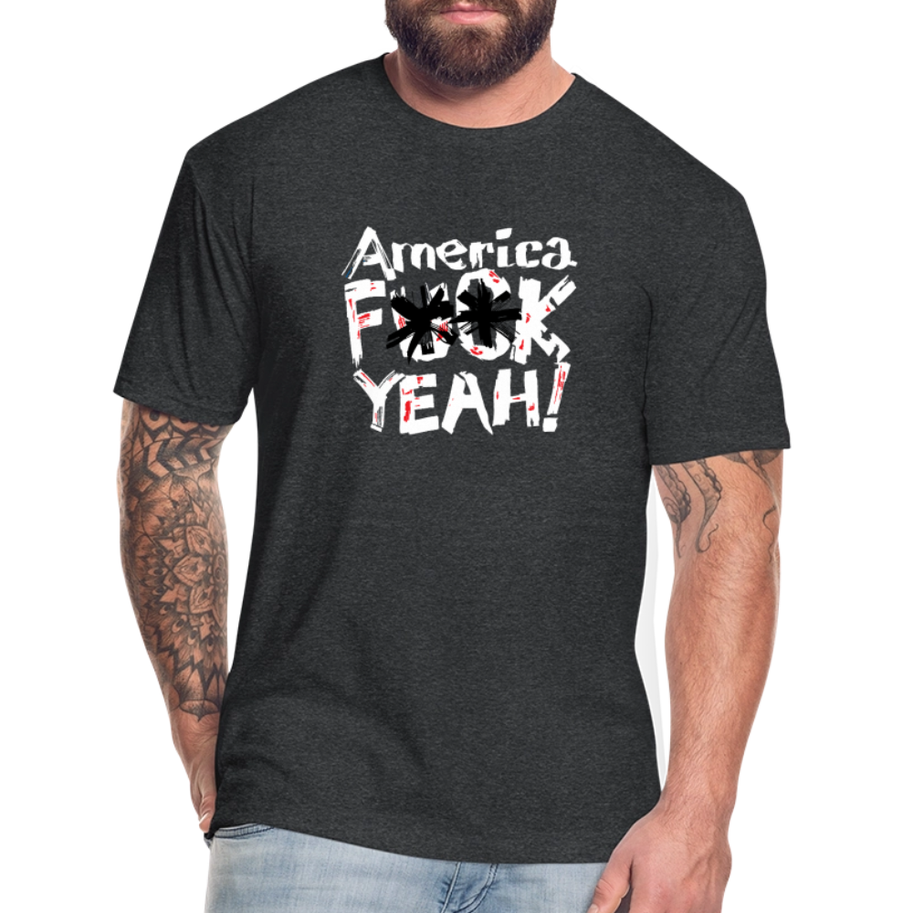 America F**k Yeah! | Men's Tee - heather black