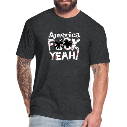 America F**k Yeah! | Men's Tee - heather black