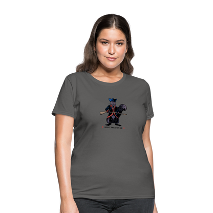 Peanut the Squirrel | Women's Tee - charcoal