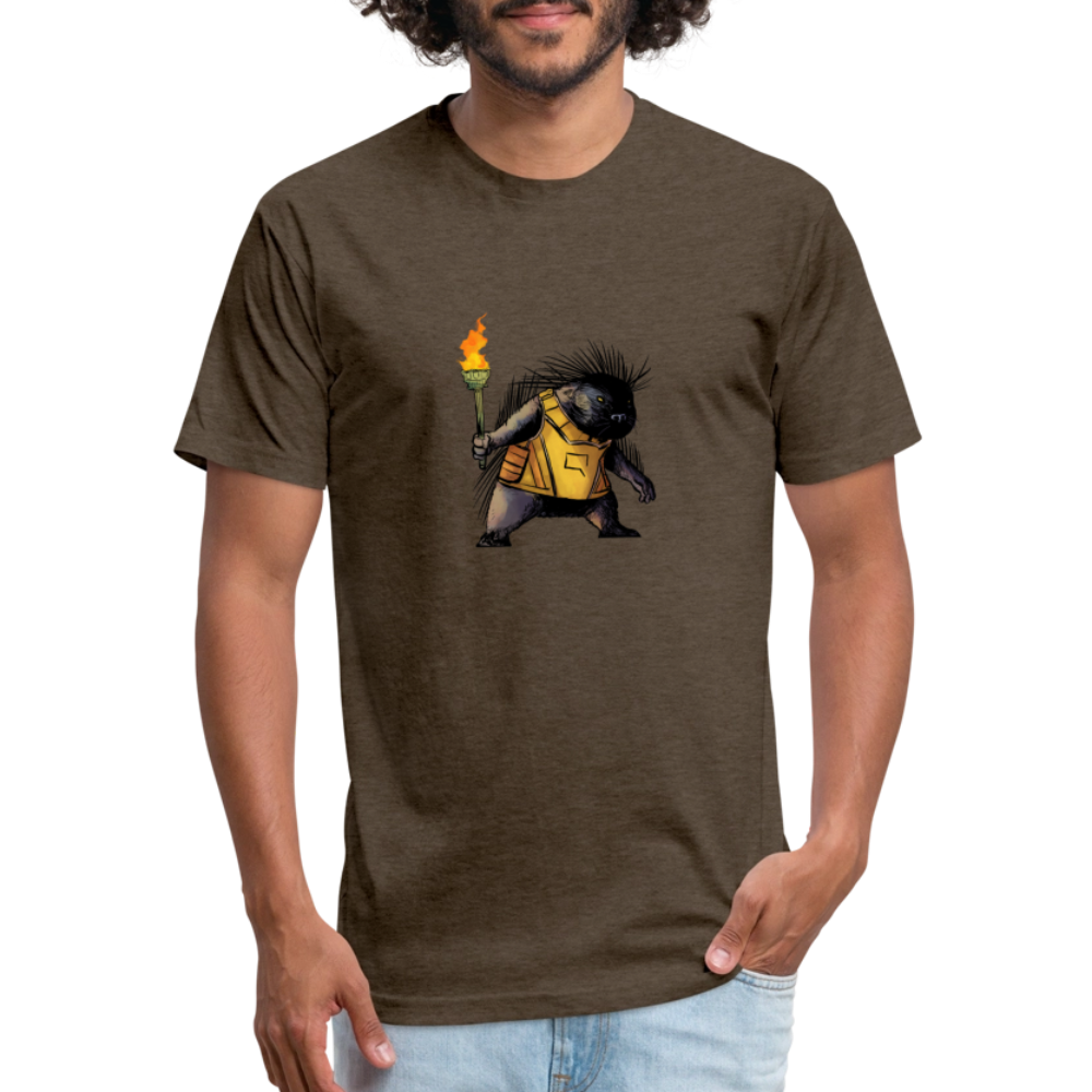 Free the Porcupine | Men's Tee - heather espresso