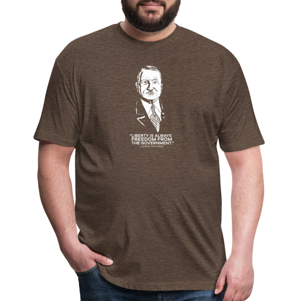 Ludwig von Mises Quote | Men's Tee - heather espresso