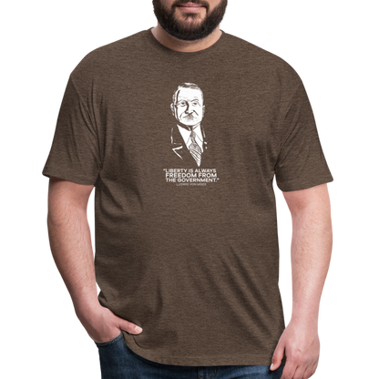 Ludwig von Mises Quote | Men's Tee - heather espresso