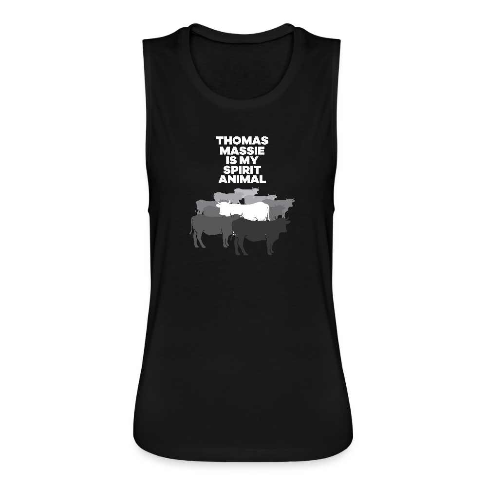Thomas Massie Is My Spirit Animal | Women's Muscle Tank - black