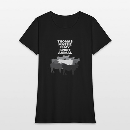 Thomas Massie Is My Spirit Animal | Women's Tee - black