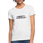 Liberty Curious? | Women's Tee - white