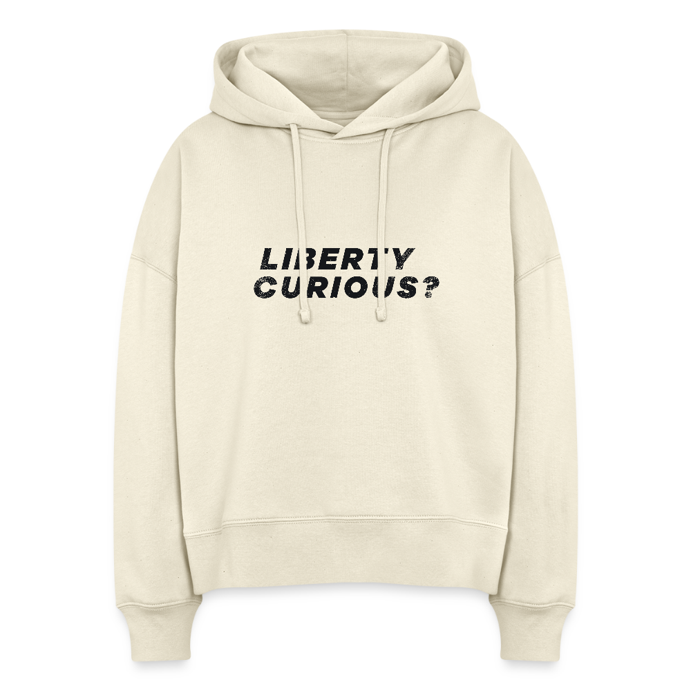Liberty Curious? | Women's Hoodie - natural raw