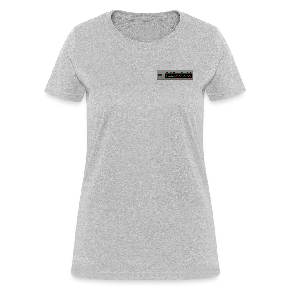 National Debt Clock | Women's Tee - heather gray