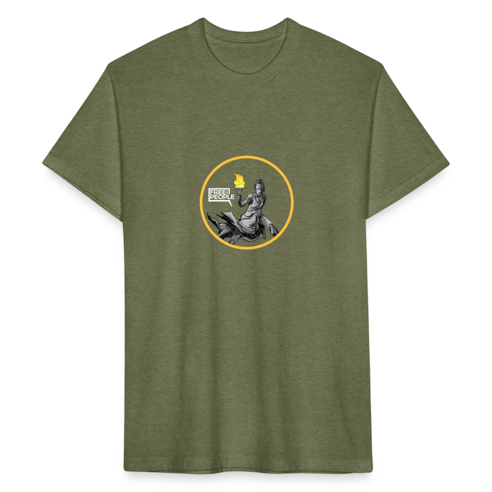 Lady Liberty | Men's Tee - heather military green