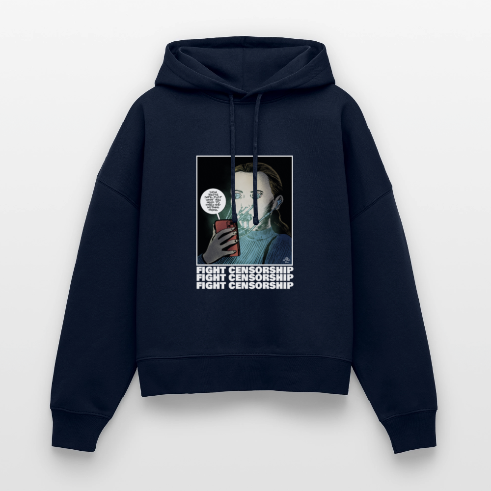 Fight Censorship | Women's Hoodie - french navy