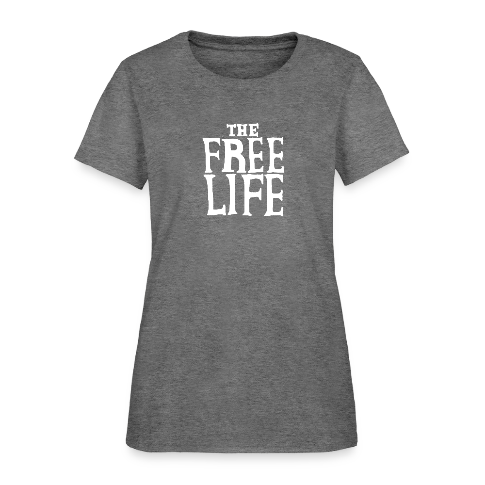 The Free Life | Women's Tee - graphite heather