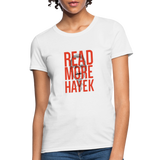 Read More Hayek | Women's Tee - white