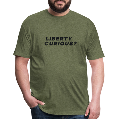 Liberty Curious? | Men's Tee - heather military green