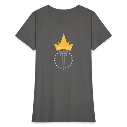 Freedom Torch | Women's Tee - charcoal