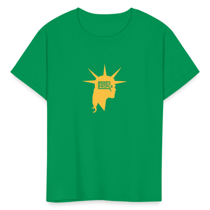 Liberty Head | Youth Tee - kelly green