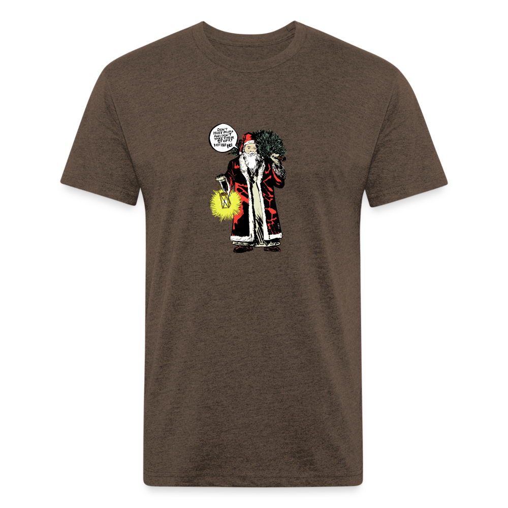 2021 Santa | Men's Tee - heather espresso