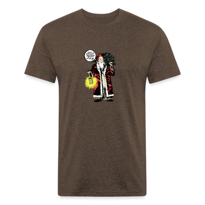 2021 Santa | Men's Tee - heather espresso