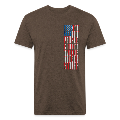 Don't Hurt People | Flag | Men's Tee - heather espresso