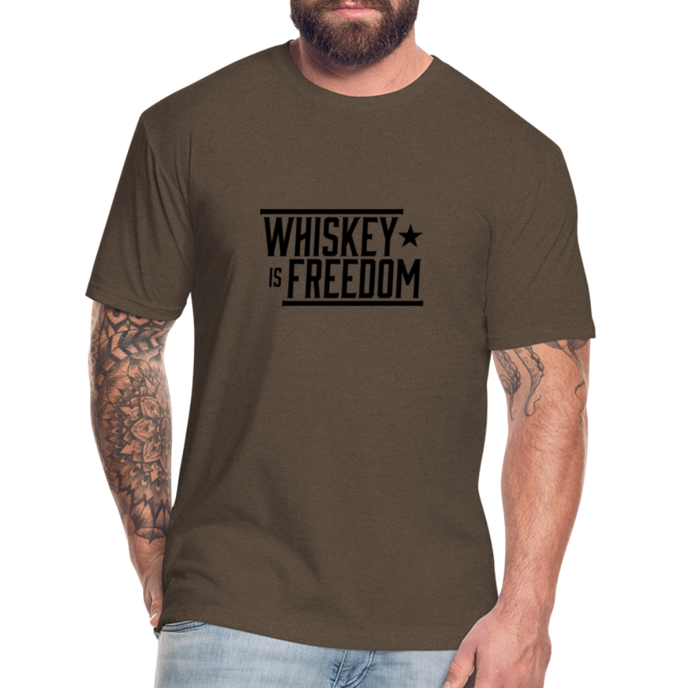 Whiskey is Freedom | Men's Tee - heather espresso