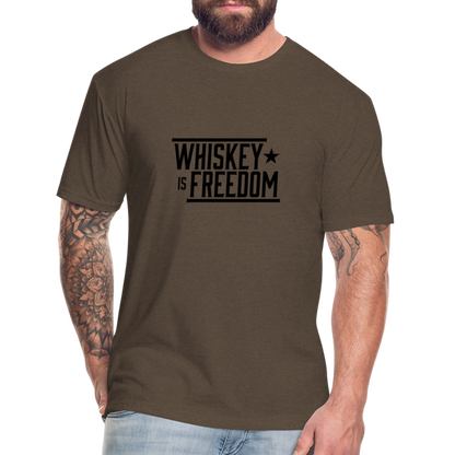 Whiskey is Freedom | Men's Tee - heather espresso