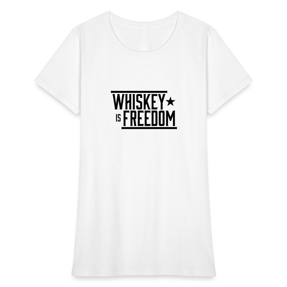 Whiskey is Freedom | Women's Tee - white